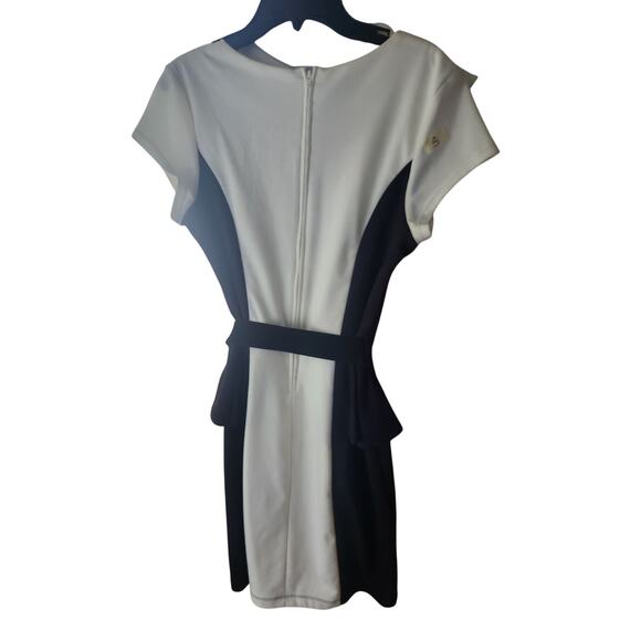 A.Byer Poplin Dress VTG siren corp classy color block size 7 - Picture 3 of 7